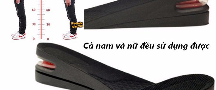 Lót giày tăng chiều cao giá rẻ, chất lượng tại tphcm