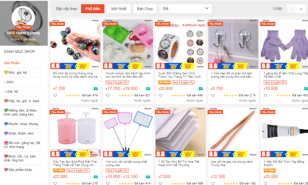 Mua đồ gia dụng Taobao trên Shopee siêu rẻ chỉ từ 1k