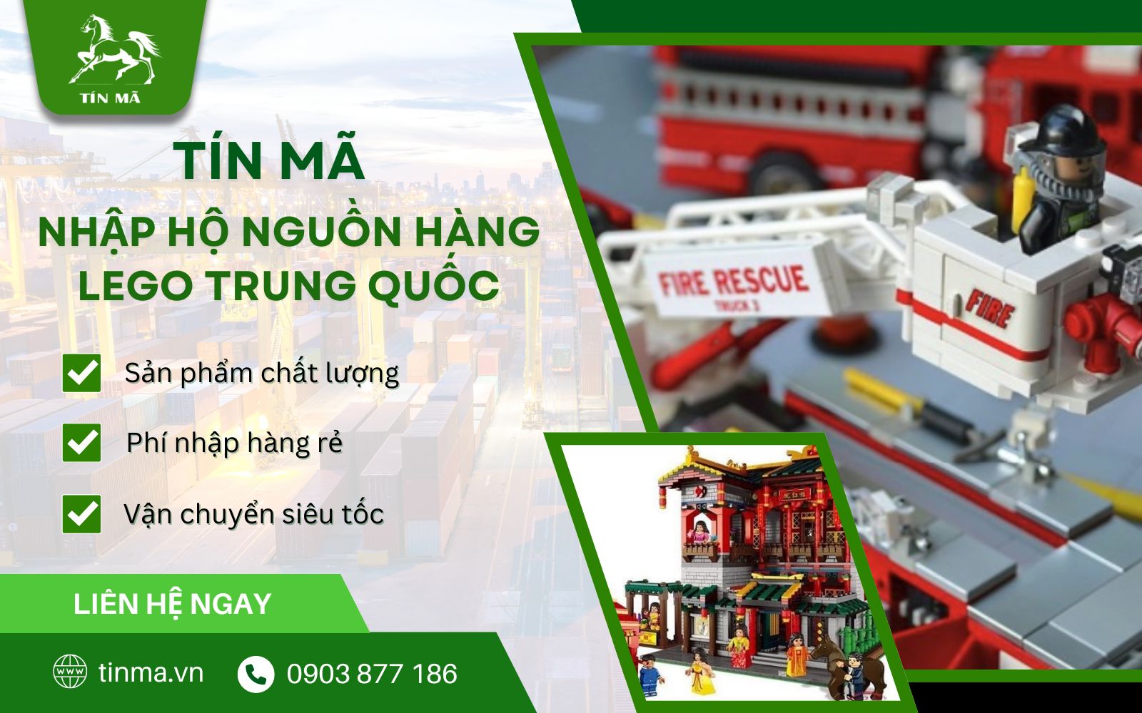 Tín Mã chuyên nhập hộ hàng lego Trung uy tín