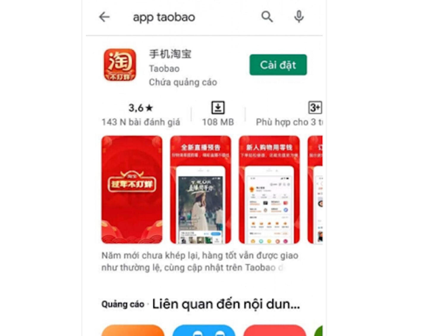 Tìm kiếm bằng hình ảnh trên Taobao mới nhất 2022 5 Tải ứng dụng Taobao để tìm kiếm bằng hình ảnh trên taobao