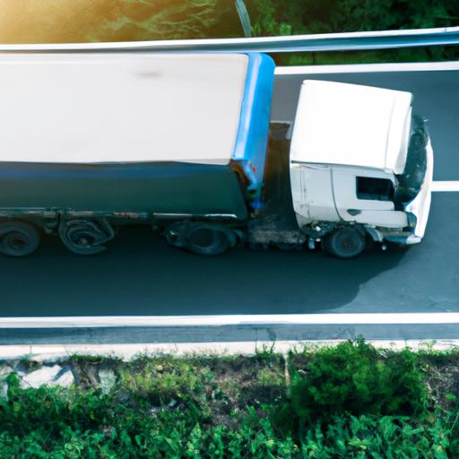 Xe tải vận chuyển hàng hóa trên đường, mang đến giải pháp vận chuyển giá rẻ tới Trung Quốc.
