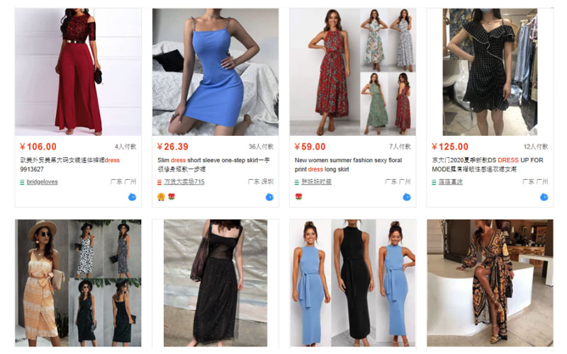 20+ Link order váy đầm Taobao hot nhất 2021