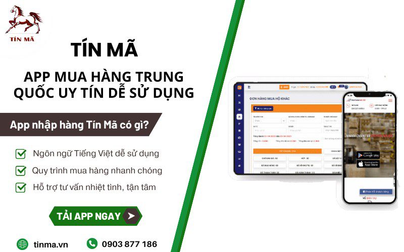 Tín Mã – App mua hàng Trung Quốc uy tín với giao diện bằng tiếng Việt