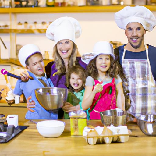 Gia đình hạnh phúc nấu ăn cùng những công cụ bếp tốt nhất