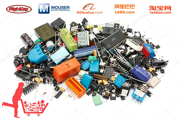 Linh kiện điện tử Trung Quốc thông qua các trang thương mại điện tử
