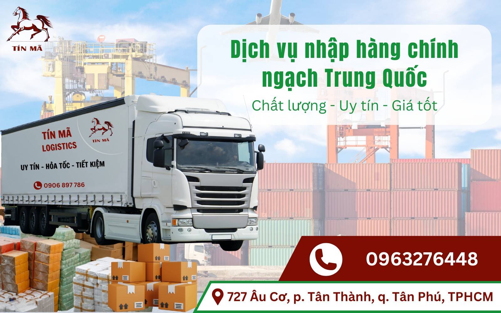 Tín Mã là đơn vị chuyên nhập hàng chính ngạch Trung Quốc về Việt Nam uy tín hàng đầu