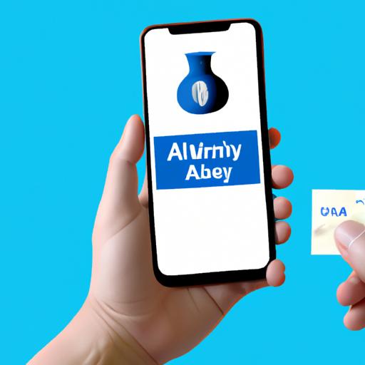 Người dùng rút tiền từ tài khoản Alipay bằng ứng dụng di động.