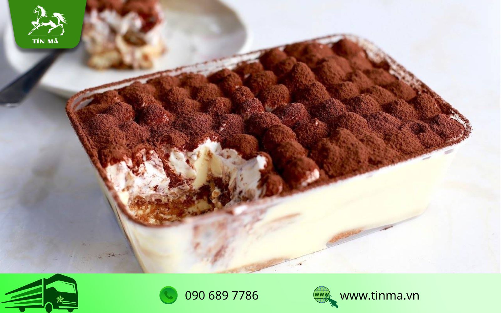 Món ăn vặt nội địa Trung Tiramisu đậu nành