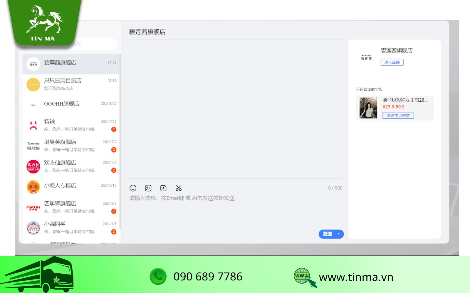 Đàm phán giá mua hàng order Tmall để được mức giá tốt nhất