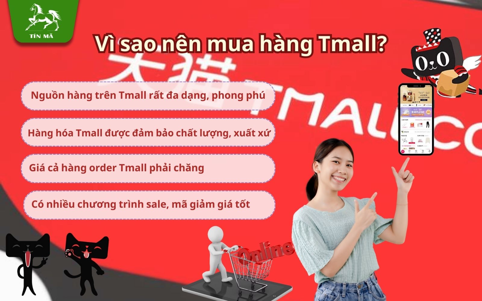 Order hàng Tmall ship về Việt Nam có rất nhiều lợi ích