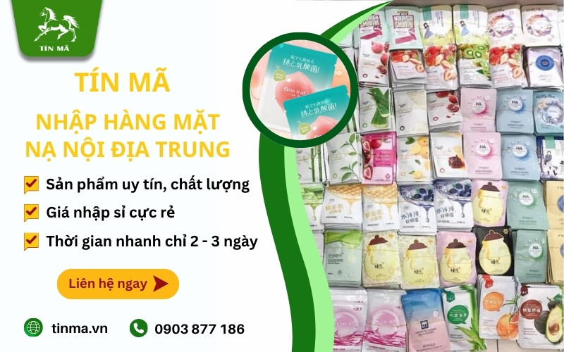 Nhập hàng mặt nạ nội địa Trung chính hãng tại Tín Mã logistics