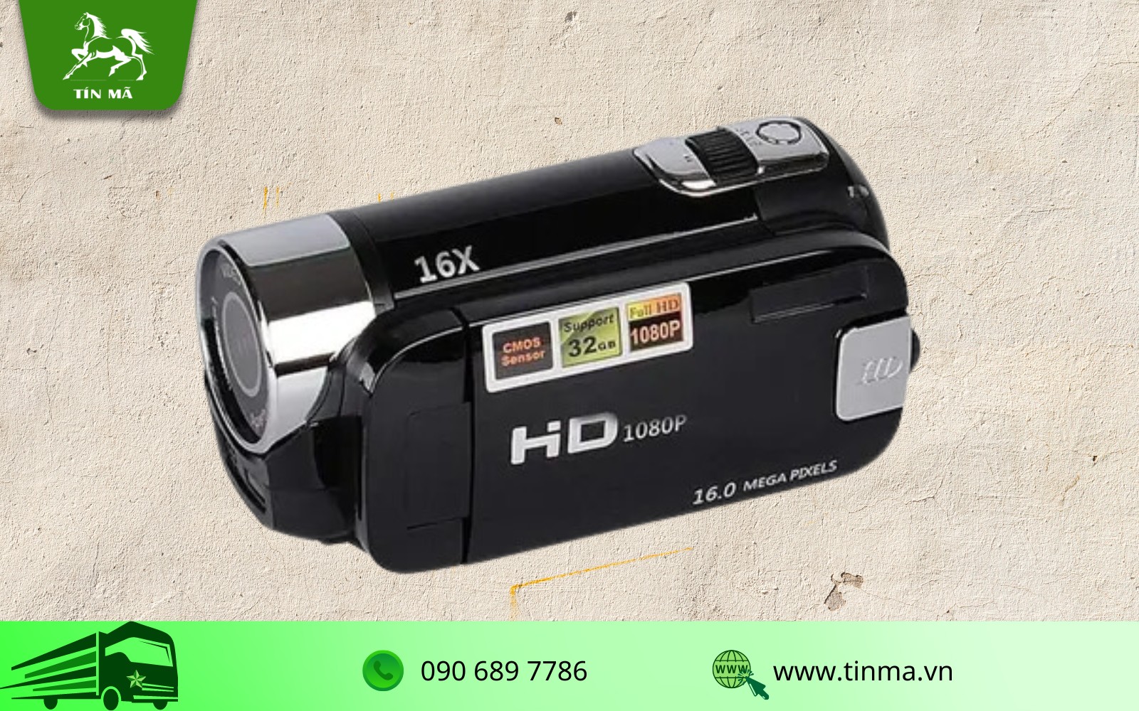 Review máy quay chụp kỹ thuật số Digital Handy Camera VHS 16MP