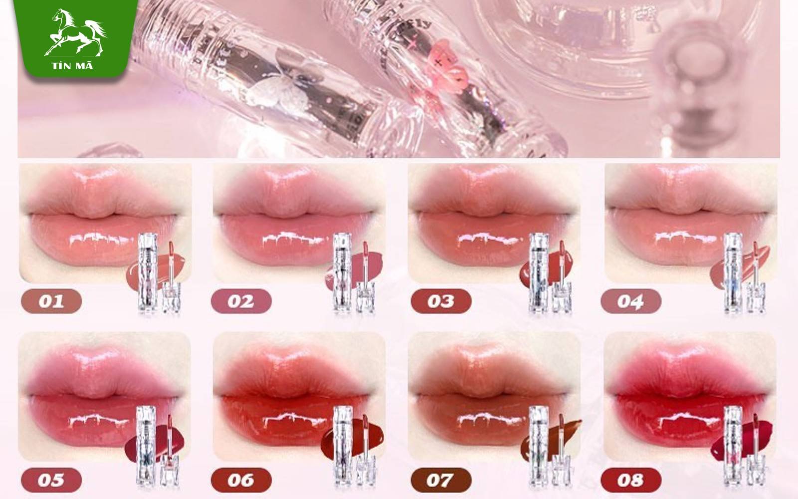 Son nội địa Trung đẹp, được yêu thích hàng đầu Butterfly Hello Beauty Lip Lacquer Non-Stick Cup