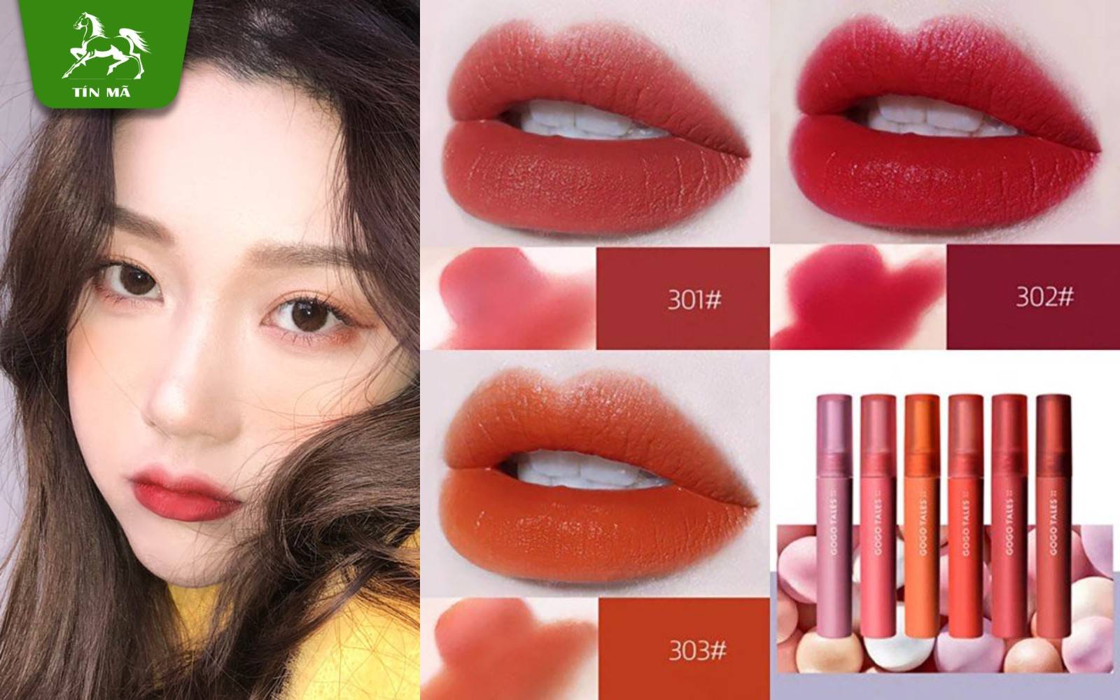 Son nội địa Trung giá rẻ cực hot Gogo Tales Air Velvet Lip Gloss