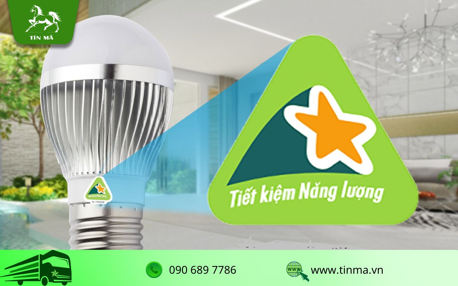 Vị trí dán nhãn năng lượng đèn LED bạn cần biết 