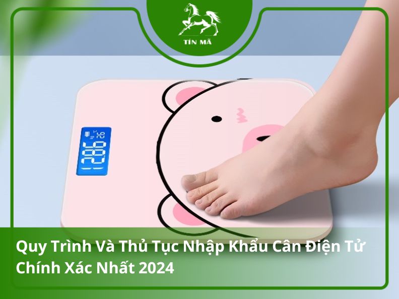 Quy trình nhập khẩu cân điện tử 2024