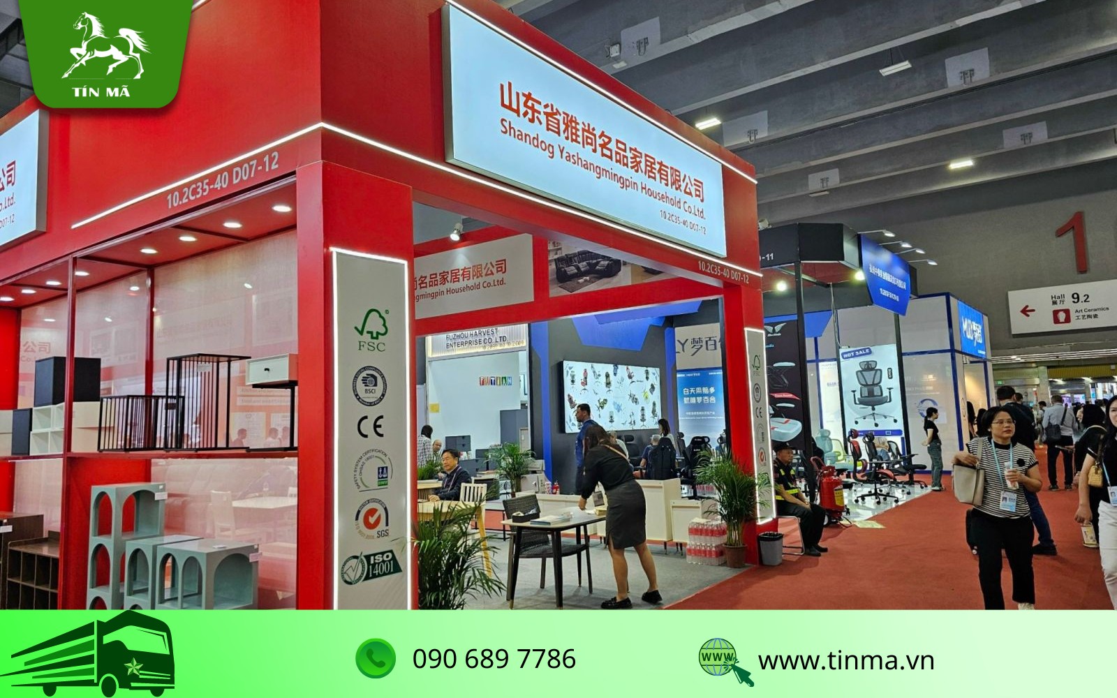 Bảng giá thuê gian hàng tại hội chợ Canton Fair