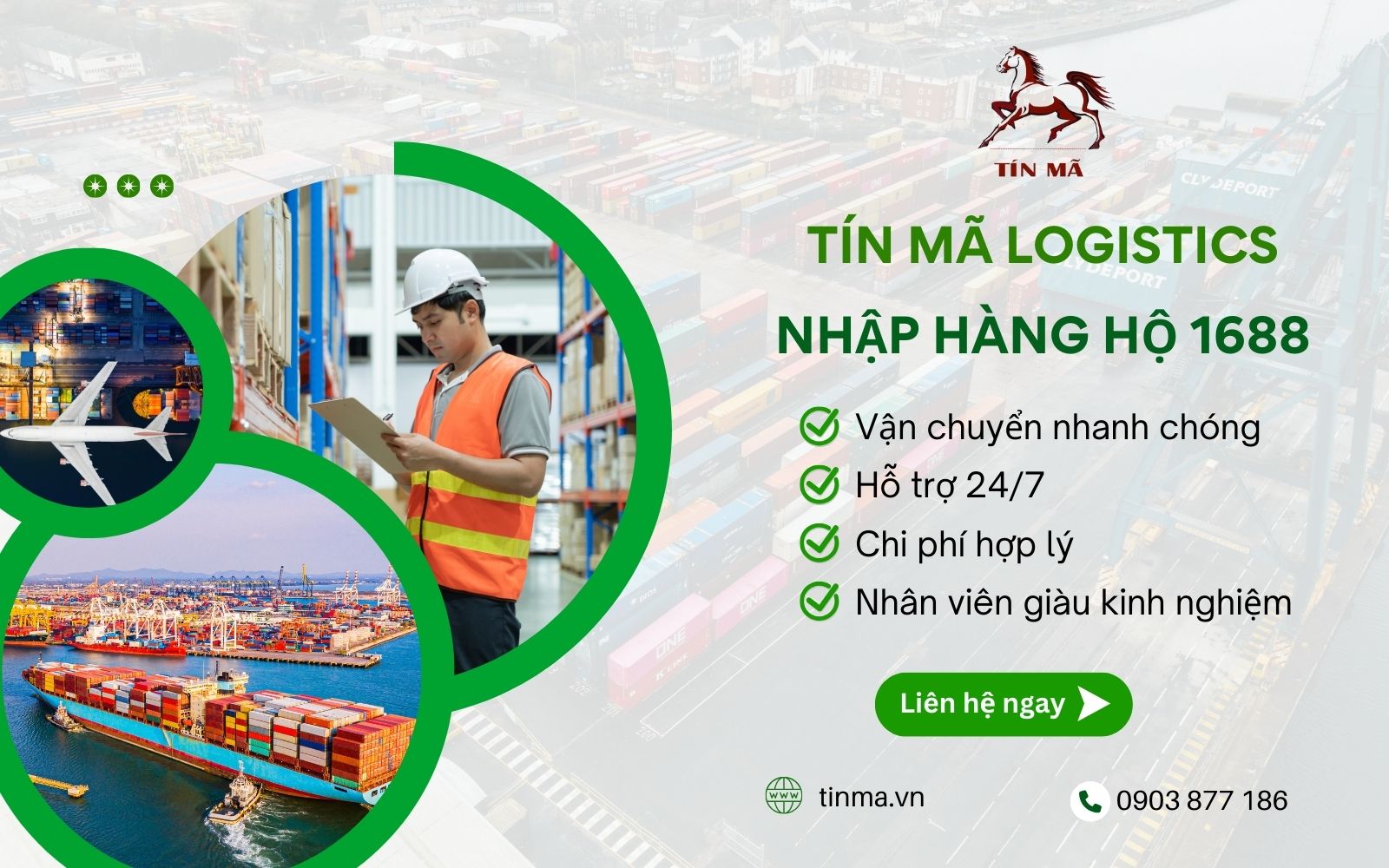 Tín Mã chuyên cung cấp các dịch vụ nhập hàng 1688