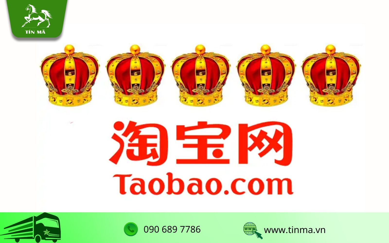 biểu tượng vương miện vàng dành cho shop Taobao uy tín