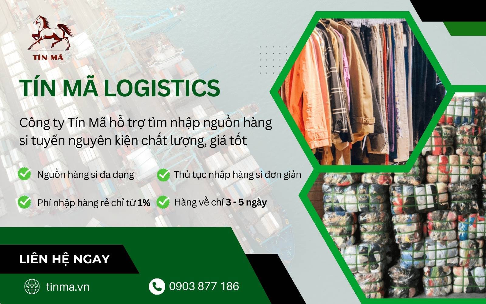 Tín Mã Logistics chuyên nhập hộ hàng si, hàng hiệu 2hand chất lượng, giá tốt