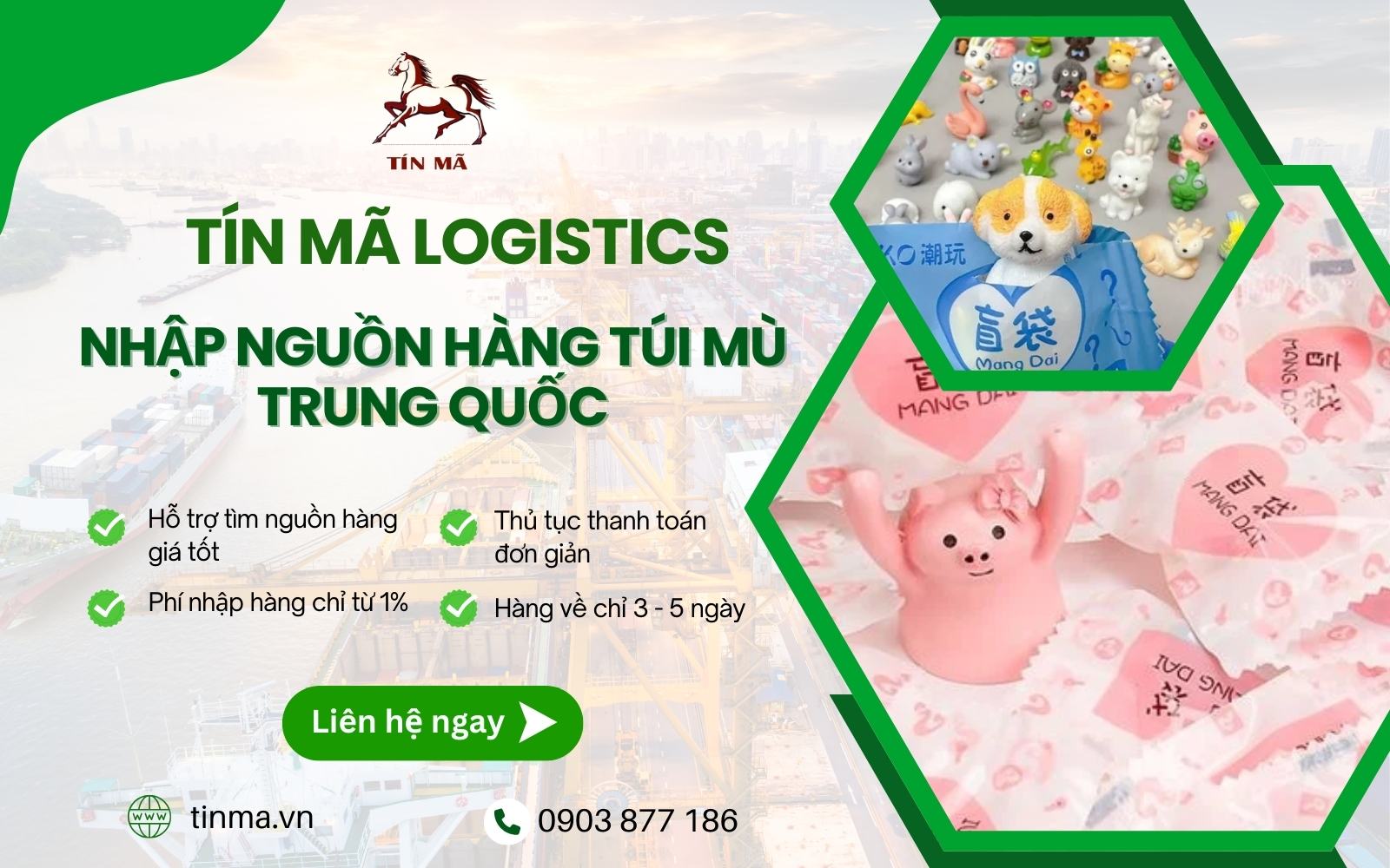 Tín Mã chuyên tìm nhập nguồn hàng túi mù chất lượng, giá tốt