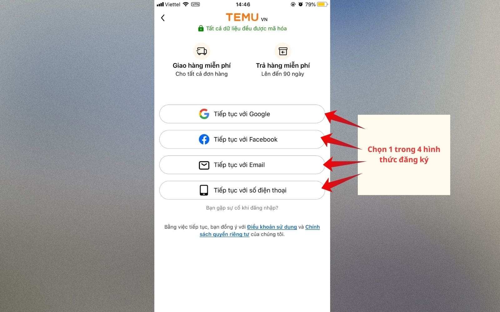 Chọn phương thức tạo tài khoản mua hàng Temu phù hợp