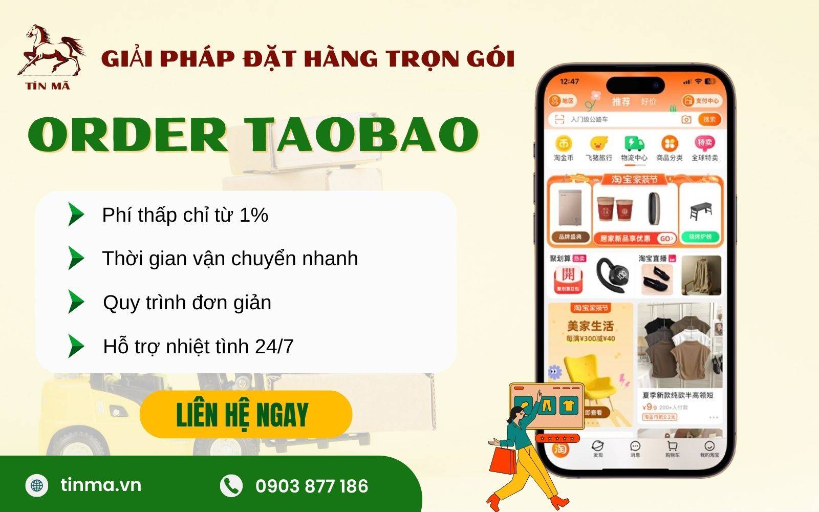 Cách huỷ đơn hàng trên web Taobao dễ dàng với Tín Mã Logistics