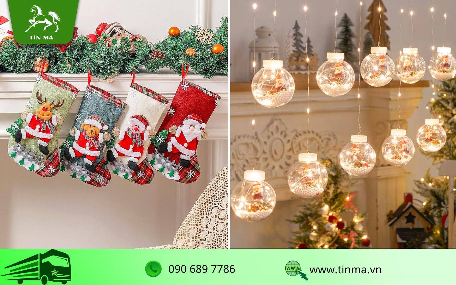 Nếu chưa biết bán gì mùa Giáng sinh thì đồ trang trí Noel chính là lựa chọn phù hợp nhất