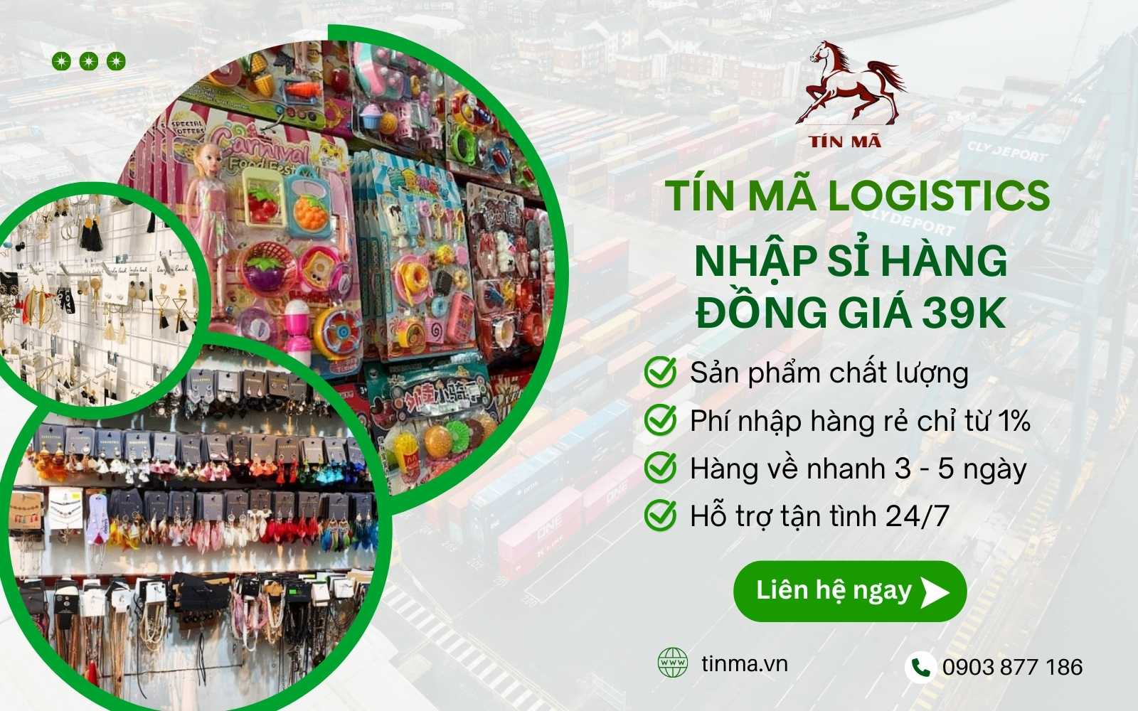 Nguồn hàng 39k lấy ở đâu? Nhập hàng 39k uy tín, giá tốt tại Tín Mã Logistics