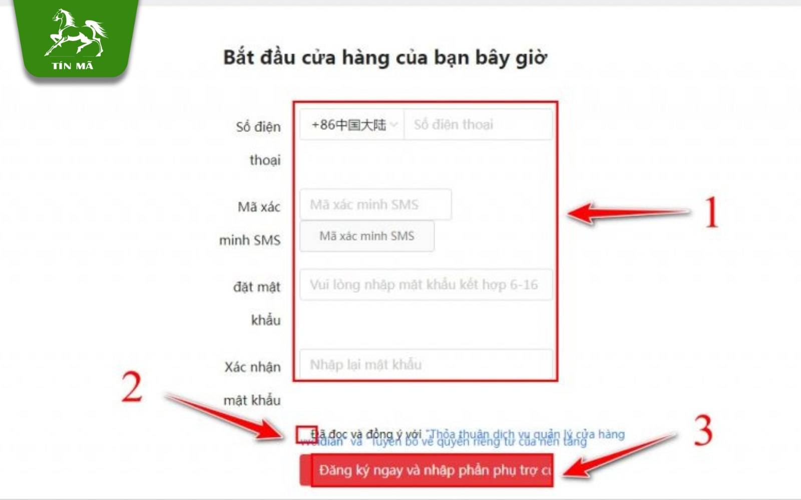 Nền tảng Weidian đăng ký tài khoản khá đơn giản cho người mới Đăng ký tài khoản Weidian đơn giản cho người mới