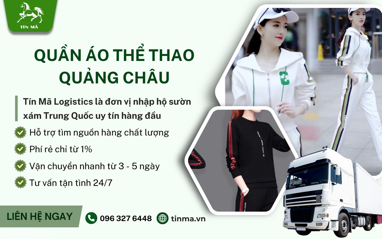 Tín Mã - Đơn vị order hộ quần áo thể thao Quảng Châu 