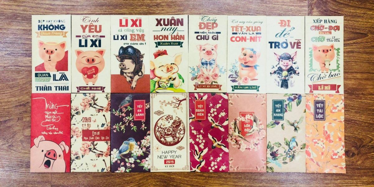 Nguồn hàng bao lì xì Tết 2024 rẻ, đẹp, giá sỉ tại TPHCM