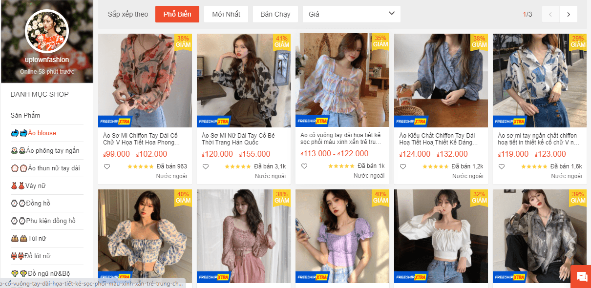5 Shop order sơ mi Taobao cho nàng bánh bèo trên Shopee bạn đã biết? 3 5 Shop order sơ mi Taobao bánh bèo trên Shopee bạn đã biết?