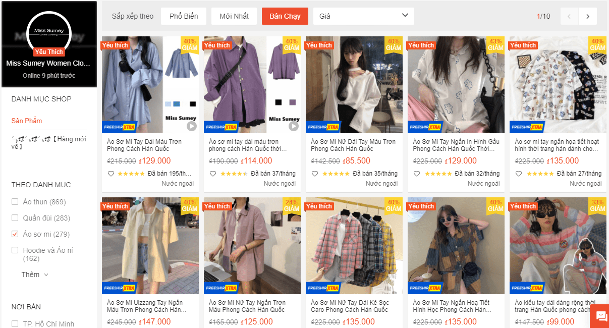 5 Shop order sơ mi Taobao cho nàng bánh bèo trên Shopee bạn đã biết? 7 5 Shop order sơ mi Taobao cho nàng bánh bèo trên Shopee bạn đã biết?
