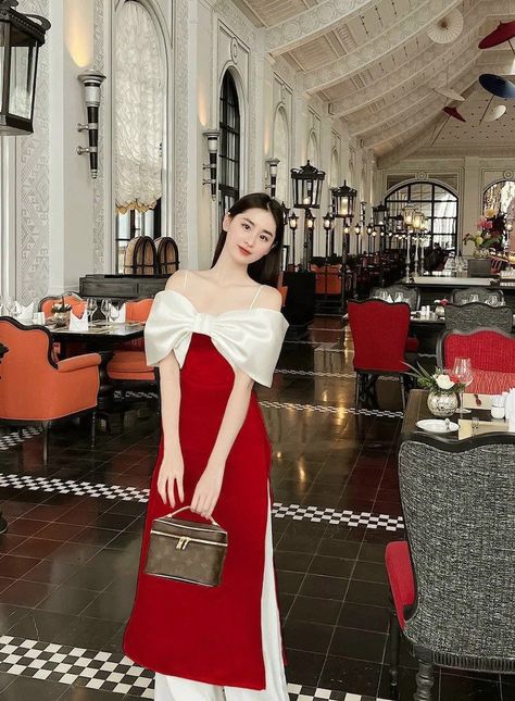 25+ mẫu váy tết 2024 quảng châu mẫu đẹp HOTTREND nhất hiện nay 33 ao dai tet 2024 29