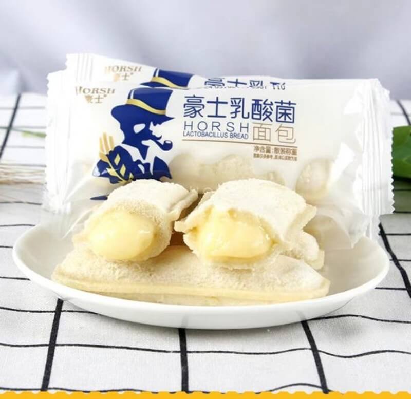 Top 10 đồ ăn vặt nội địa Trung Quốc, bánh nội địa Trung ngon 8 Bánh sữa chua Trung Quốc