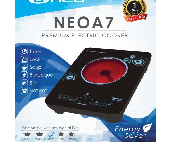 Bếp hồng ngoại giá rẻ, bếp hồng ngoại NEOA7 bền, đẹp