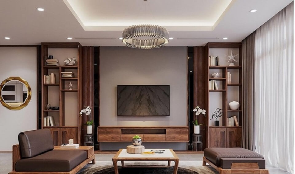 Top 10 shop chuyên bán hàng nội thất Quảng Châu giá rẻ, uy tín và chất lượng 7 Tủ tivi, kệ sách nội thất Quảng Châu
