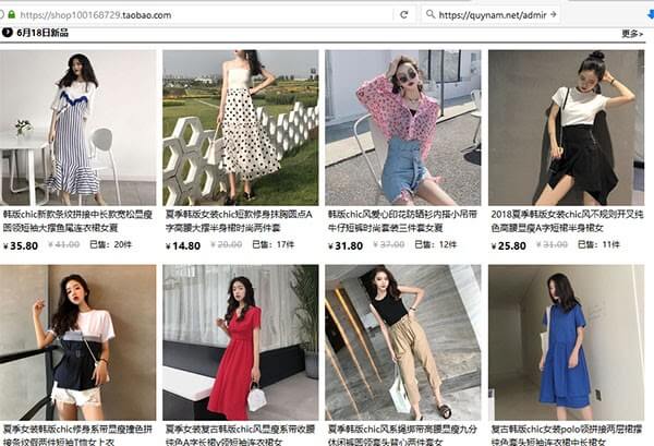 Top 20 shop order đặt hàng quần áo Trung Quốc chất lượng, uy tín 4 Quần áo trung quốc trên kênh thương mại điện tử